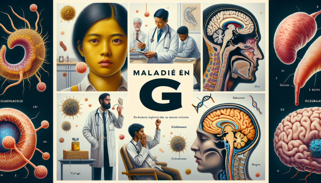Maladie en G : Gilbert, Goutte, Glioblastome, Coqueluche.